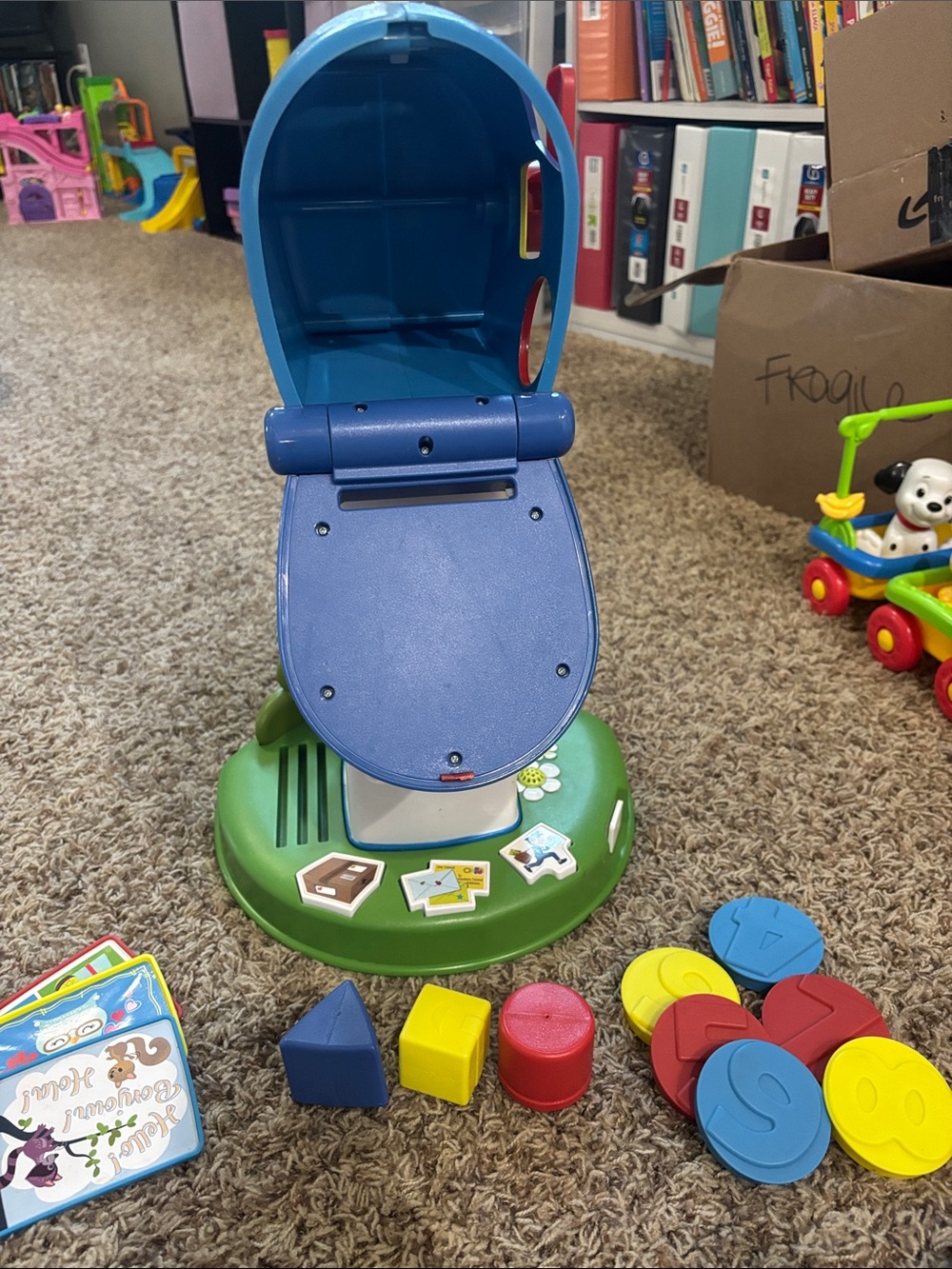 Rare Little Tikes Learn & Play My First Mailbox Pretend Mailbox Playset